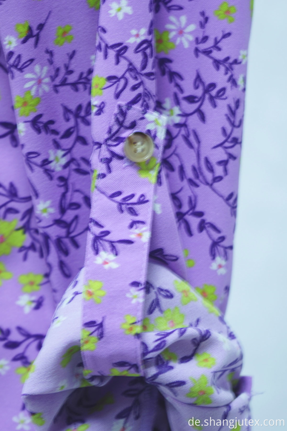fabric rayon challis of women's shirt